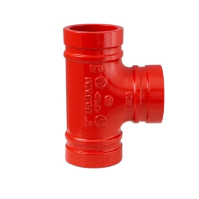 Tee Grooved Ranhurado 3" 80mm Vermelho 27005 Tupy Segurimax