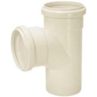 Tee Sanitario Esgoto 300x300mm Branco Pvc Serie Norm - Snt