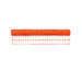 Tela Tapume Extrusada Laranja Rolo 1,20x50m - Plastcor
