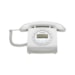 Telefone Com Fio Retrô Branco Tc8312 Intelbras