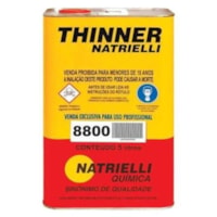 Thinner 8800 5 Litros Solvente - Natrielli
