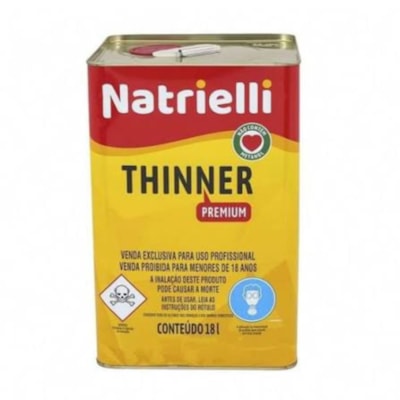 Thinner Automotivo 888 18 Litros Profissional -  Natrielli