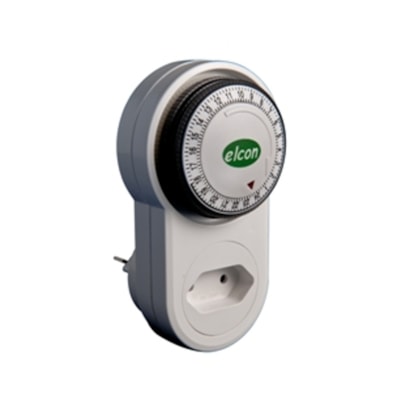 Timer Analogico Branco  Tm-22 10A Bivolt 96PROG Elcon