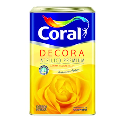 Tinta Acrílica Decora Branco Gelo 18 Litros - Coral - Referência: 52392423