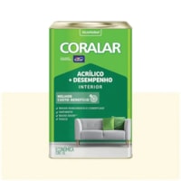 Tinta Coralar Acrílico Palha 18 Litros (creme auave) - Coral