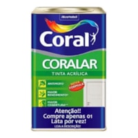 Tinta Coralar Areia Antimofo Acrílica 18 Litros Coral Tinta Coralar Areia Antimofo Acrílica 18 Litros Coral