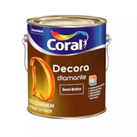 Tinta Decora Diamante Semi Brilho 3,2 Litros 5239187 Coral