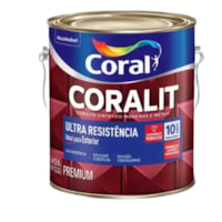 Tinta Esmalte Coralit Alto Brilho Verde Colonial 3,6L Coral