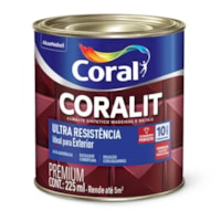 Tinta Esmalte Coralit Ultra Resistência Alto Brilho Branco 225 Ml Coral