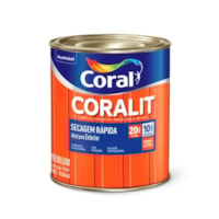 Tinta Esmalte Secagem Rápida Brilhante Cinza 900 Ml Coral