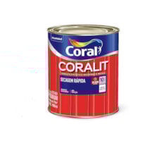 TINTA ESMALTE SECAGEM RÁPIDA BRILHANTE VERMELHO 900 ML CORAL