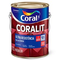 Tinta Esmalte Sintético Premium Brilhante Coralit Ab Tradicional Marrom Escuro 900ml - Coral - Referência: 5202742