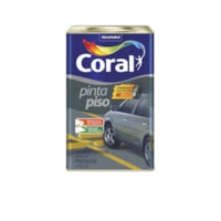 Tinta Pinta Piso Acrílico Fosco 18 Litros Cinza Médio Coral