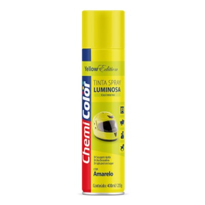 Tinta Spray Amarelo Luminoso 400ML Chemicolor Ref. 680141
