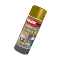 Tinta Spray Metalico Ouro 350ml - Colorgin
