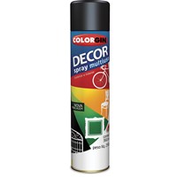 Tinta Spray Preto 8701 Decor 360ML Colorgin Ref. 06284