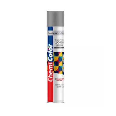 Tinta Spray UG 250mL Aluminio 45x206mm - Chemicolor