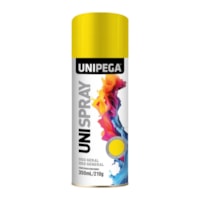 Tinta Spray Unipega Unispray Uso Geral Amarela 350ML