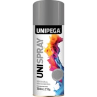 Tinta Spray Uso Geral Alumínio 350ml AES05340154 Unipega