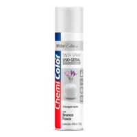 Tinta Spray Uso Geral Branco Fosco 400ml - Chemicolor - Referência: 680123