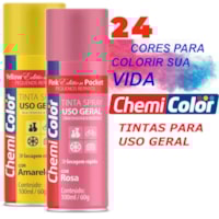 Tinta Spray Verniz 100ml 60g Chemicolor