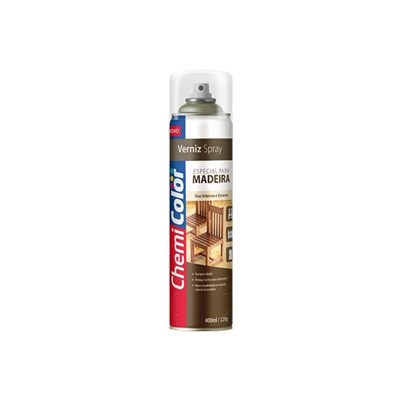 Tinta Verniz Spray Madeira Cor Imbuia 400ml 680244 Chemicolor