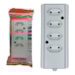 Tomada Barra Quadrupla 2P+T 10A 250V Branco 066293 Interneed