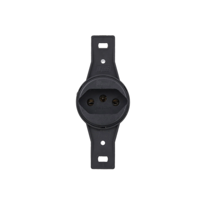 Tomada de Embutir 2P+T 20A Preta 9895 - 7 Blex