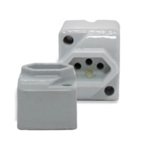 Tomada de porcelana 2P+T PB 10/20A - Germer