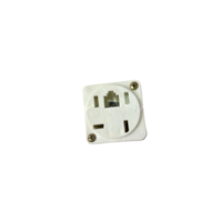 Tomada Fêmea Padrão 1 Jack 2 Vias Branco - Interneed