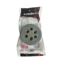 Tomada Sobrepor 3 X 30A - Lumibras - Referência: 033E.1