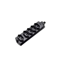 Tomada Multipla Preta 20A 2P+T 5 Tomadas - Margirius