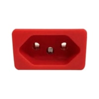 Tomada Painel 2P+T PB20A TPA2-3 Vermelho 11067 MarGirius
