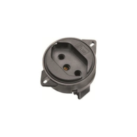 Tomada Piso 2P+T PB 10A 9774-8 Preto - B.Lux