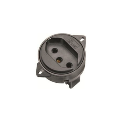Tomada Piso 2P+T PB 10A 9774-8 Preto - B.Lux