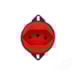 Tomada piso 2P+T PB 20A  9803-5 vermelha Building