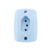 Tomada Sobrepor retangular 2p+t 20A 250V Branco - Ilumi