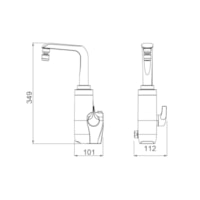 Torneira De Mesa Branco Plastico 5500W 220V 32A - Lorenzetti