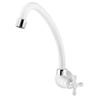 Torneira De Parede Branca Cozinha Maruja Abs - Viqua