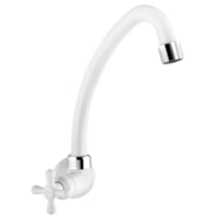 Torneira De Parede Branca Cozinha Maruja Abs - Viqua