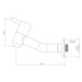 Torneira De Parede C/Arejador Fixo 1/2" Pol 2150 C-59 Kelly