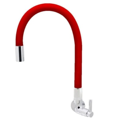 Torneira Flexivel Gourmet Vermelho C59 1/4 - Ribeiro Metais
