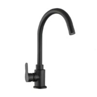 Torneira Lavatoria De Mesa Para Banheiro Preto Metal - Kelly