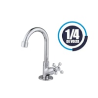 Torneira Lavatório Mesa 1/4V C33 Bica Móvel - Ribeiro Metais