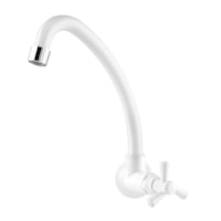 Torneira Para Cozinha Mesa 1/4 Pacific Branco ABS - Viqua