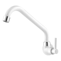 Torneira Para Cozinha Parede ABS Maruja Branco 1/4 - Viqua