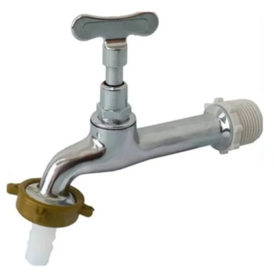 Torneira Para Jardim Cromado Metal 1/2 ABS - Ribeiro Metais