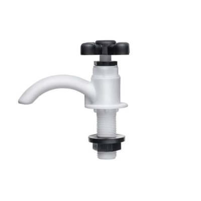 Torneira Para Lavatório 1/2" Polegada Branco 2091 Mac Loren