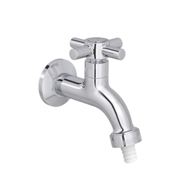 Torneira Parede Adapitador Cromado Liga Latao Izy 1/2 - Deca