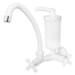Torneira Parede Cozinha C/Purificador ABS Branco - Viqua